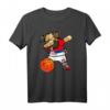 Dabbing Mops Serbien Basketball Fans T-Shirt – Stolzes serbisches Sportoutfit für Fans und Basketballliebhaber