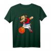 Dabbing Mops Serbien Basketball Fans T-Shirt – Stolzes serbisches Sportoutfit für Fans und Basketballliebhaber