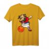 Dabbing Mops Serbien Basketball Fans T-Shirt – Stolzes serbisches Sportoutfit für Fans und Basketballliebhaber