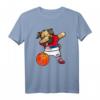 Dabbing Mops Serbien Basketball Fans T-Shirt – Stolzes serbisches Sportoutfit für Fans und Basketballliebhaber