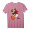 Dabbing Mops Serbien Basketball Fans T-Shirt – Stolzes serbisches Sportoutfit für Fans und Basketballliebhaber