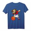 Dabbing Mops Serbien Basketball Fans T-Shirt – Stolzes serbisches Sportoutfit für Fans und Basketballliebhaber