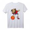 Dabbing Mops Serbien Basketball Fans T-Shirt – Stolzes serbisches Sportoutfit für Fans und Basketballliebhaber