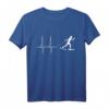 Skiroller Rollski Cross Skates Heartbeat Sport T-Shirt - Perfektes Geschenk für Skater, Ausdauersportler & Outdoor-Enthusiasten zu Geburtstag, Weihnachten & Vatertag