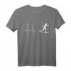 Skiroller Rollski Cross Skates Heartbeat Sport T-Shirt - Perfektes Geschenk für Skater, Ausdauersportler & Outdoor-Enthusiasten zu Geburtstag, Weihnachten & Vatertag
