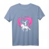 I Love Voltigieren T-Shirt für Pferdesportfans - Geschenkidee für Voltigierer, Reitschüler & Pferdeliebhaber