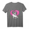 I Love Voltigieren T-Shirt für Pferdesportfans - Geschenkidee für Voltigierer, Reitschüler & Pferdeliebhaber