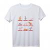Kaninchen Yoga Posen Sport Hasen Yoga Hasen T-Shirt – Lustiges Tiermotiv für Yoga- und Bunny-Liebhaber, perfekt als Geschenk