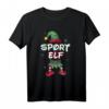 Sport Elf Weihnachtsoutfit Partnerlook - Festliche Weihnachtskleidung mit Elfenmuster, Hut & Socken für Familie & Sportler