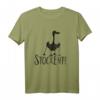 Stockente Silhouette | Lustiges Nordic Walking T-Shirt für Läufer, Geher & Teams - Ausdauer Sportoutfit mit Spaßfaktor