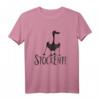 Stockente Silhouette | Lustiges Nordic Walking T-Shirt für Läufer, Geher & Teams - Ausdauer Sportoutfit mit Spaßfaktor