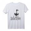 Stockente Silhouette | Lustiges Nordic Walking T-Shirt für Läufer, Geher & Teams - Ausdauer Sportoutfit mit Spaßfaktor