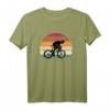 Fahrradfahrer Rennrad Retro Sport Herren Teenager T-Shirt - Klassisch geschnitten mit doppeltem Saum