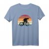 Fahrradfahrer Rennrad Retro Sport Herren Teenager T-Shirt - Klassisch geschnitten mit doppeltem Saum