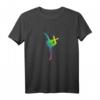 Farbenfrohes Turnerin T-Shirt für Akrobatik, Turnen & Sport – Perfekt für Training, Sportunterricht und Turn-Fans