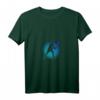 Damen Federball Badmintonspieler Herren Badminton T-Shirt mit V-Ausschnitt - Witziges Sportshirt für Badmintonliebhaber