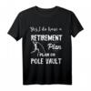 Stabhochsprung & Hochsprung Sport-T-Shirt mit Motiv - Für Athleten, Springer & Leistungssportler bei Wettkämpfen & Training