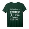 Stabhochsprung & Hochsprung Sport-T-Shirt mit Motiv - Für Athleten, Springer & Leistungssportler bei Wettkämpfen & Training