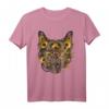 Steampunk Stil Wolf T-Shirt mit Zahnrädern – Handgezeichnetes Retro Wolfskopf als Geschenkidee für Steampunk-Fans