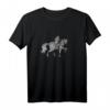 Kinder Steampunk Beagle auf Pferd T-Shirt - Kreatives Originalkunst Design für Kinder, klassisch geschnitten