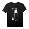 Stand Up Paddeln Surfbrett T-Shirt - Klassisch geschnitten, doppelt genähter Saum für SUP Paddler und Wassersportenthusiasten