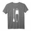 Stand Up Paddeln Surfbrett T-Shirt - Klassisch geschnitten, doppelt genähter Saum für SUP Paddler und Wassersportenthusiasten