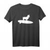 Hund auf Surfbrett - Surfer Stand Up Paddle T-Shirt für Wassersportler, Surfer & Strandurlauber – Perfektes Geschenk zu Weihnachten, Ostern & Geburtstag