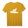 Hund auf Surfbrett - Surfer Stand Up Paddle T-Shirt für Wassersportler, Surfer & Strandurlauber – Perfektes Geschenk zu Weihnachten, Ostern & Geburtstag
