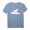 Hund auf Surfbrett - Surfer Stand Up Paddle T-Shirt für Wassersportler, Surfer & Strandurlauber – Perfektes Geschenk zu Weihnachten, Ostern & Geburtstag