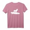 Hund auf Surfbrett - Surfer Stand Up Paddle T-Shirt für Wassersportler, Surfer & Strandurlauber – Perfektes Geschenk zu Weihnachten, Ostern & Geburtstag