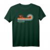Nazare Portugal Surfen T-Shirt | Retro Surf Design mit Sonnenuntergang & Big Wave Motiv – Perfektes Geschenk für Surfer & Strandurlauber