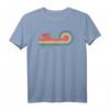 Nazare Portugal Surfen T-Shirt | Retro Surf Design mit Sonnenuntergang & Big Wave Motiv – Perfektes Geschenk für Surfer & Strandurlauber