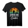 Surfer Dad T-Shirt - Cooles Vintage Retro Design für Väter, Freunde & Familie, perfekt für Strand & Freizeit