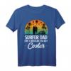 Surfer Dad T-Shirt - Cooles Vintage Retro Design für Väter, Freunde & Familie, perfekt für Strand & Freizeit