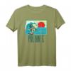 Polihale Hawaii Vintage Surfer & Wave Retro Graphic T-Shirt – Perfektes Souvenir und Geschenk für Surf- und Strandliebhaber