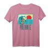 Polihale Hawaii Vintage Surfer & Wave Retro Graphic T-Shirt – Perfektes Souvenir und Geschenk für Surf- und Strandliebhaber