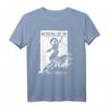 Surfender, tätowierter Jesus mit Metalhand und Peace Zeichen T-Shirt – Lustiges Motiv für Surfer, Christen, Metalheads & Wassersportfans