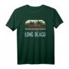 70s 80s CA Retro Sunset Ocean Long Beach T-Shirt - Vintage Surfwear im klassischen Design für Strand und Freizeit