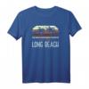 70s 80s CA Retro Sunset Ocean Long Beach T-Shirt - Vintage Surfwear im klassischen Design für Strand und Freizeit