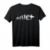 Retro Surfing Evolution Geschenk für Surfer T-Shirt – Vintage-Design für Surfer und Surfrider, Perfekt für Strand & Sommer
