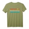 70er 80er CA Retro Sunset Santa Cruz T-Shirt - Vintage Surfer Mode für Sommer und Strand
