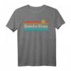 70er 80er CA Retro Sunset Santa Cruz T-Shirt - Vintage Surfer Mode für Sommer und Strand