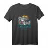 Retro Venice Beach California Sun Sand Surf Palmen T-Shirt – Strandmode & Souvenir für Surfer, Touristen & Strandliebhaber