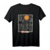 70s 80s CA Retro Sunset Ocean Santa Cruz T-Shirt - Vintage Surf Wear im Doodle Style