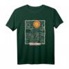 70s 80s CA Retro Sunset Ocean Santa Cruz T-Shirt - Vintage Surf Wear im Doodle Style