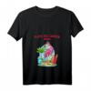 Damen Flamingo Strand Surf T-Shirt mit V-Ausschnitt - Leichtes, Klassisch Geschnittenes Urlaubs- und Strandshirt