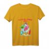 Damen Flamingo Strand Surf T-Shirt mit V-Ausschnitt - Leichtes, Klassisch Geschnittenes Urlaubs- und Strandshirt
