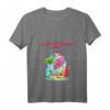 Damen Flamingo Strand Surf T-Shirt mit V-Ausschnitt - Leichtes, Klassisch Geschnittenes Urlaubs- und Strandshirt