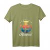 Hawaii Surfer Damen T-Shirt mit V-Ausschnitt - Leichtes Sommerurlaubsshirt & Souvenir für Hawaii-Reisen