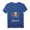 Hawaii Surfer Damen T-Shirt mit V-Ausschnitt - Leichtes Sommerurlaubsshirt & Souvenir für Hawaii-Reisen
